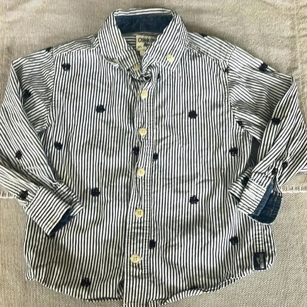 Toddler Boy Button down Shirt